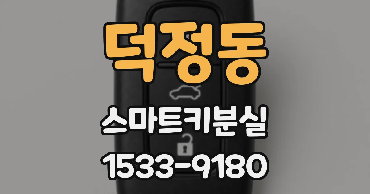 덕정동 스마트키분실