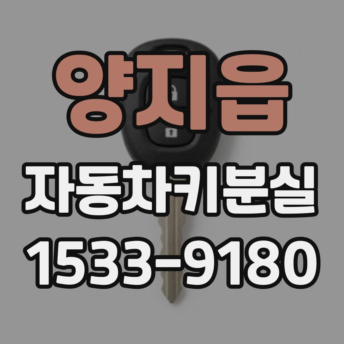 양지읍 자동차키분실