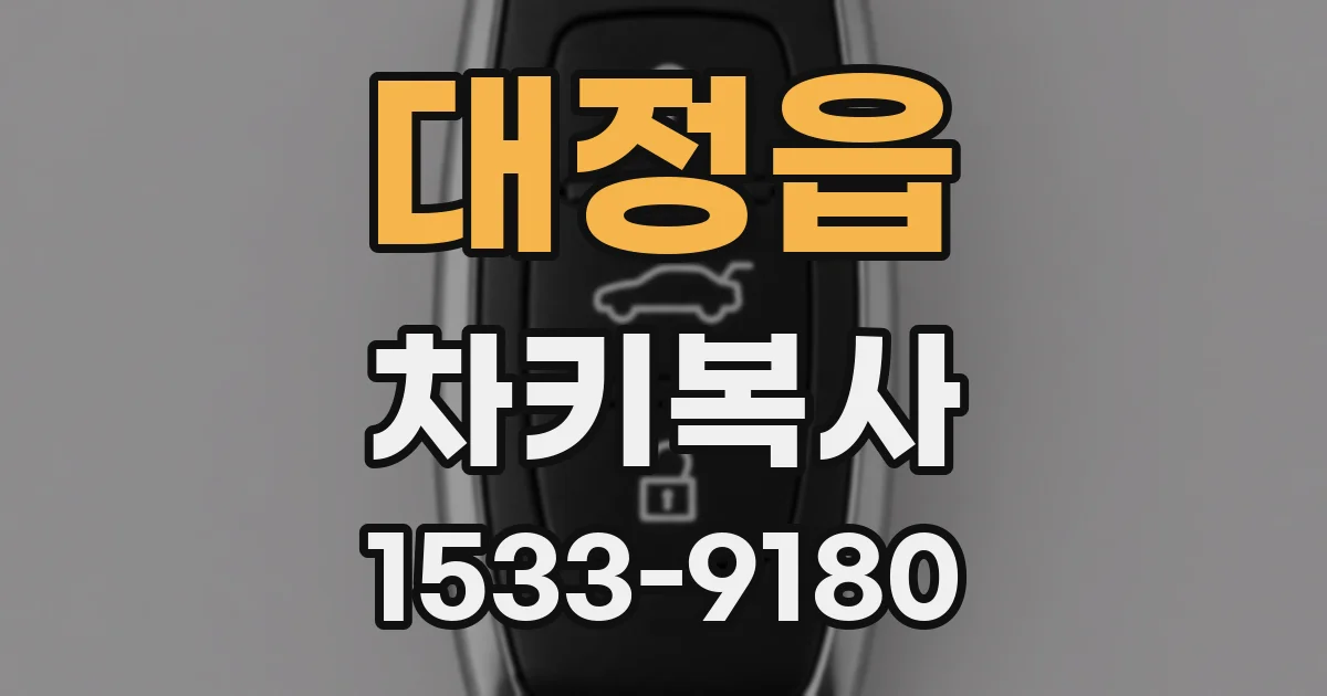 대정읍 차키복사