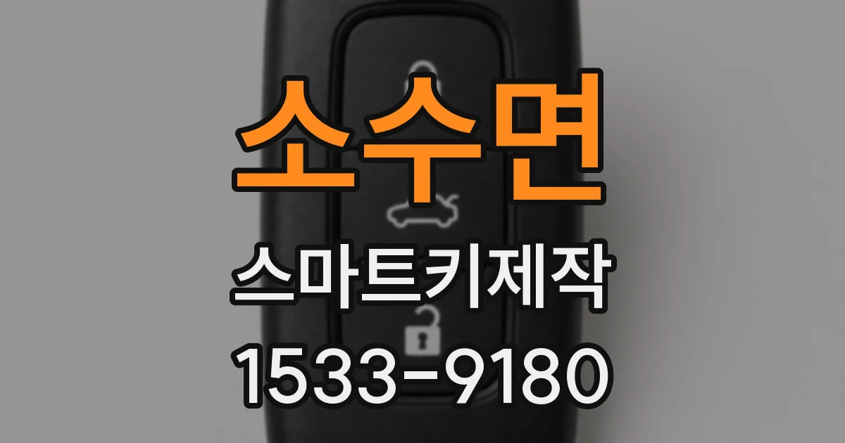 소수면 스마트키제작