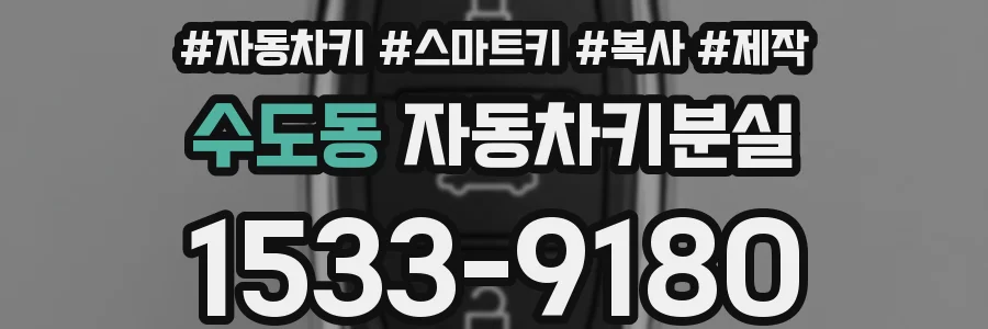 수도동 자동차키분실