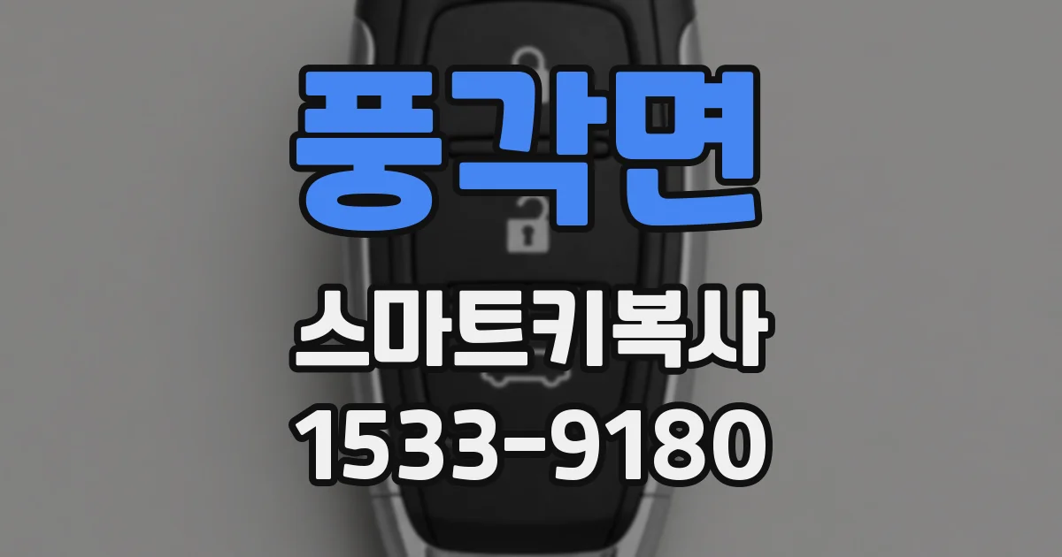 풍각면 스마트키복사