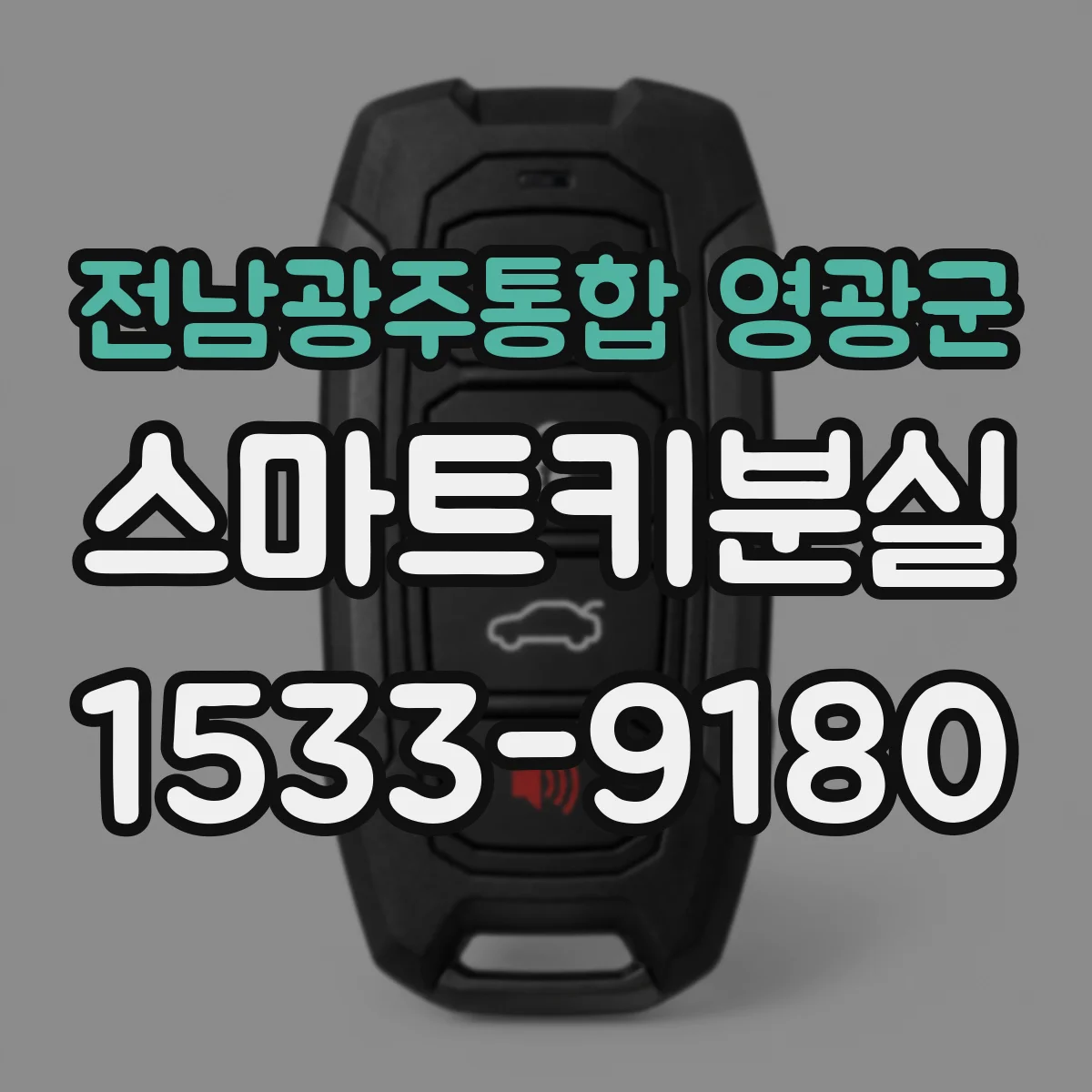 전남광주통합 영광군 스마트키분실