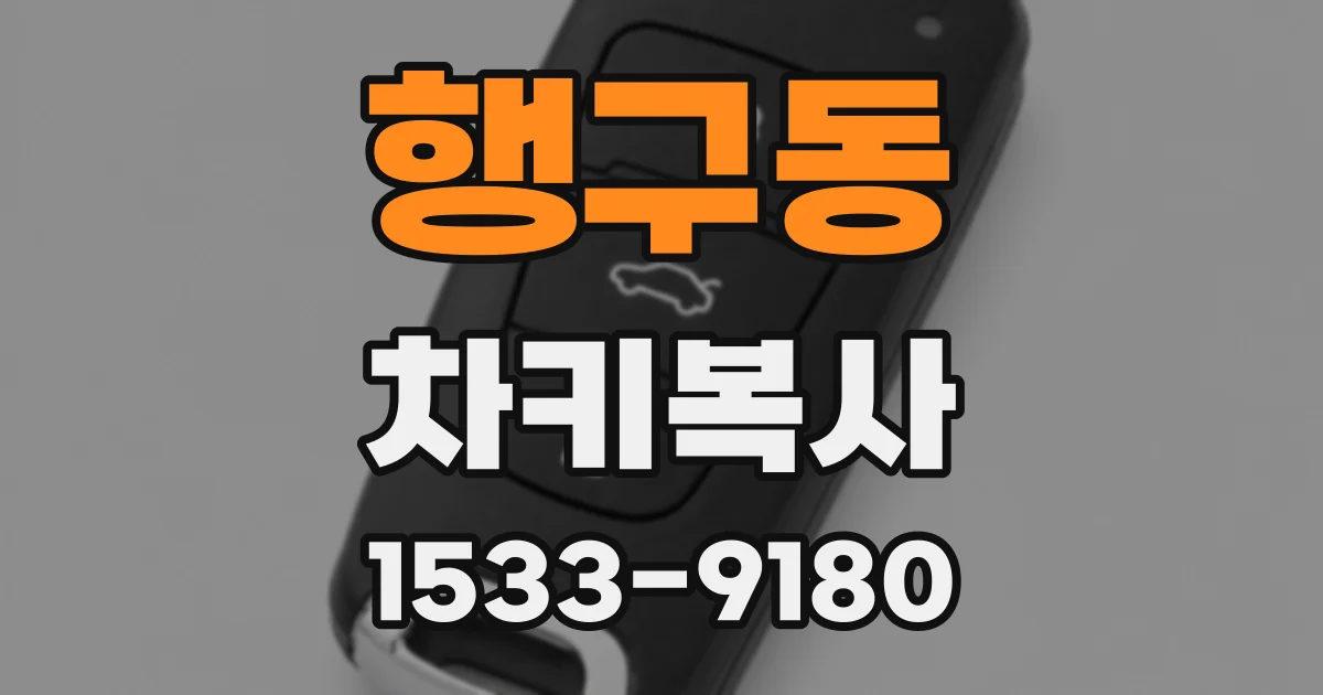행구동 차키복사
