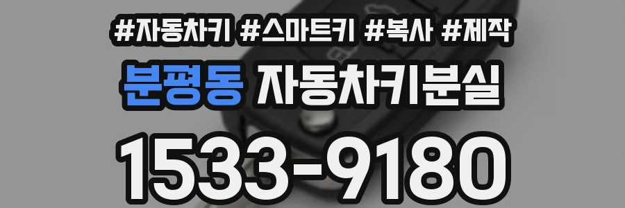 분평동 자동차키분실