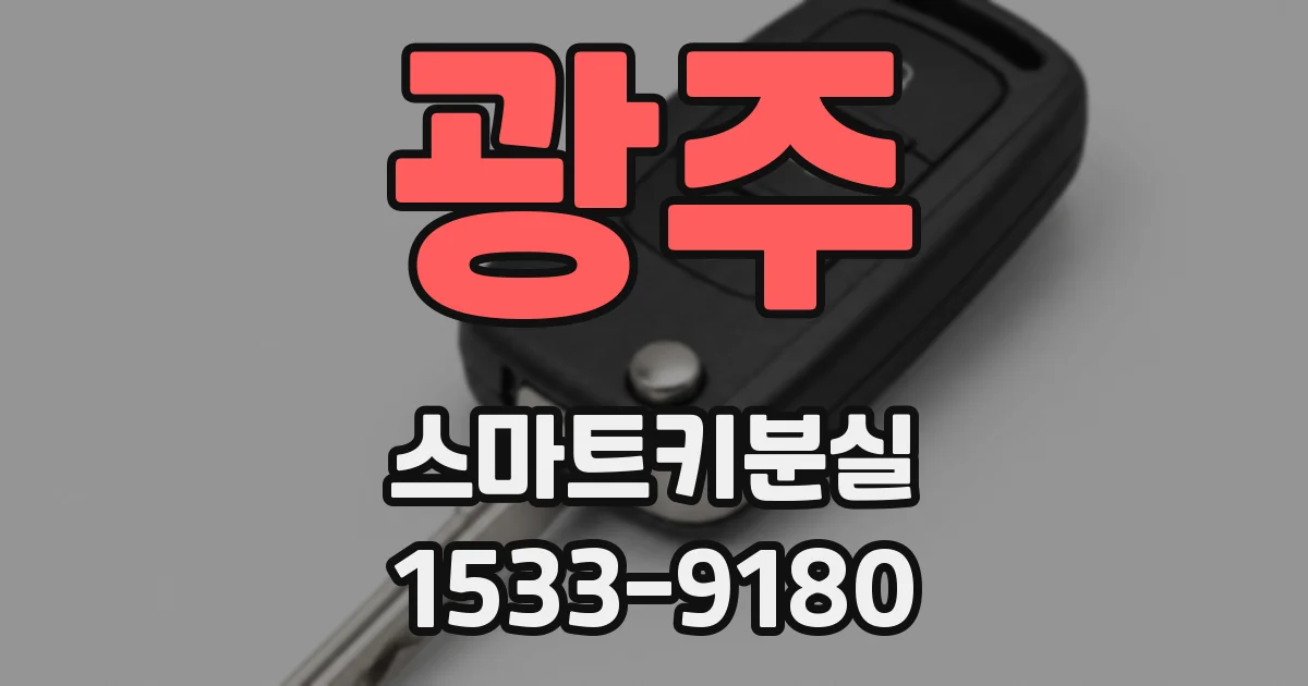 광주 스마트키분실
