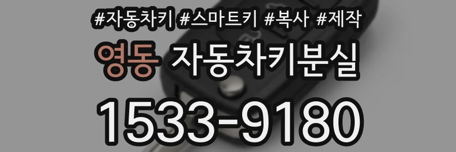 영동 자동차키분실