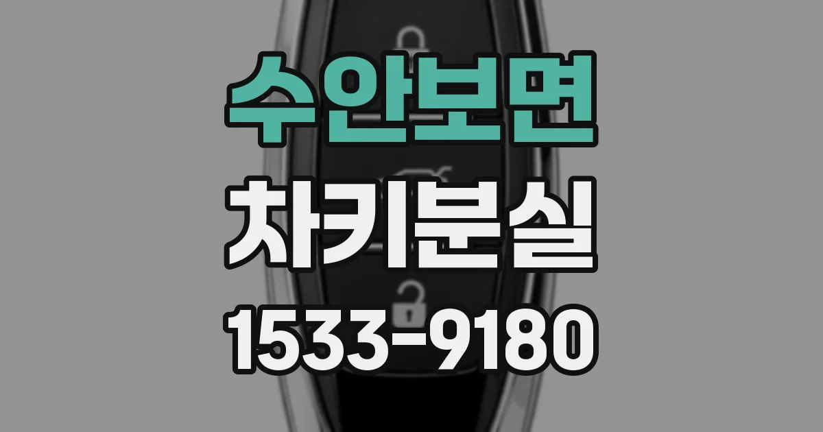 수안보면 차키분실