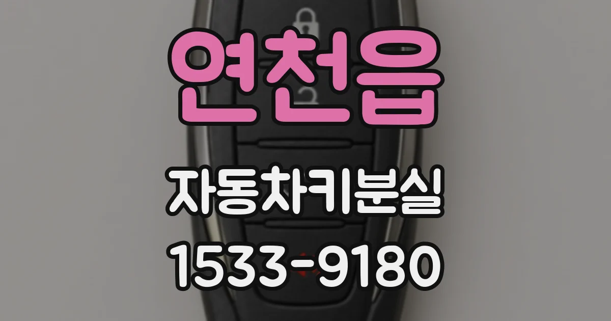 연천읍 자동차키분실