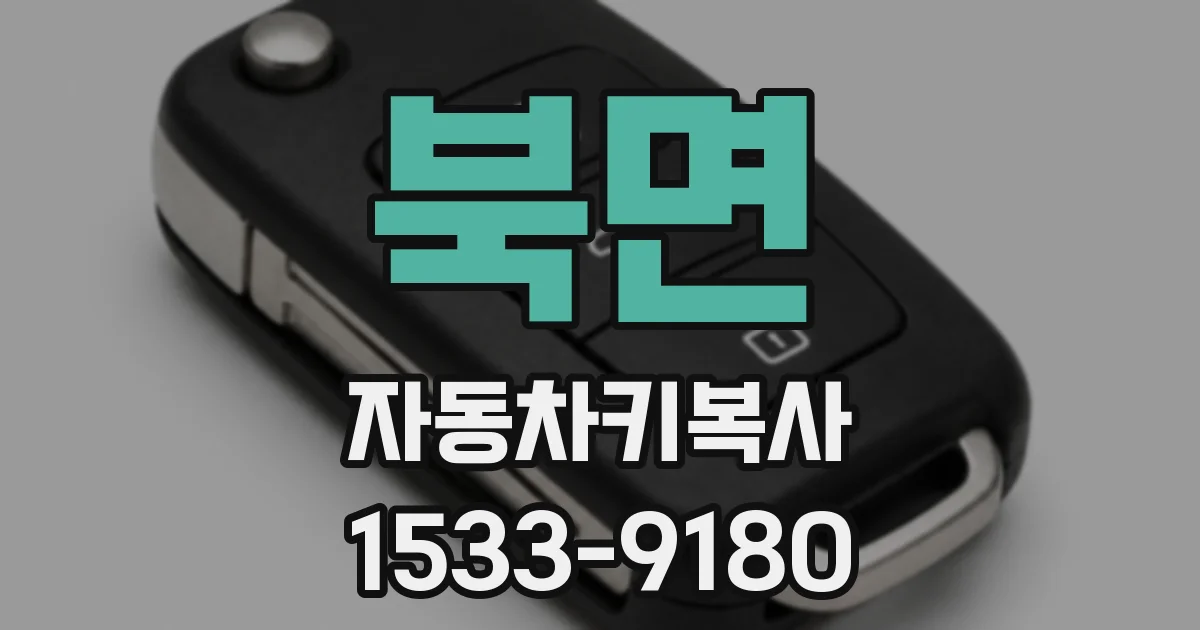 북면 자동차키복사