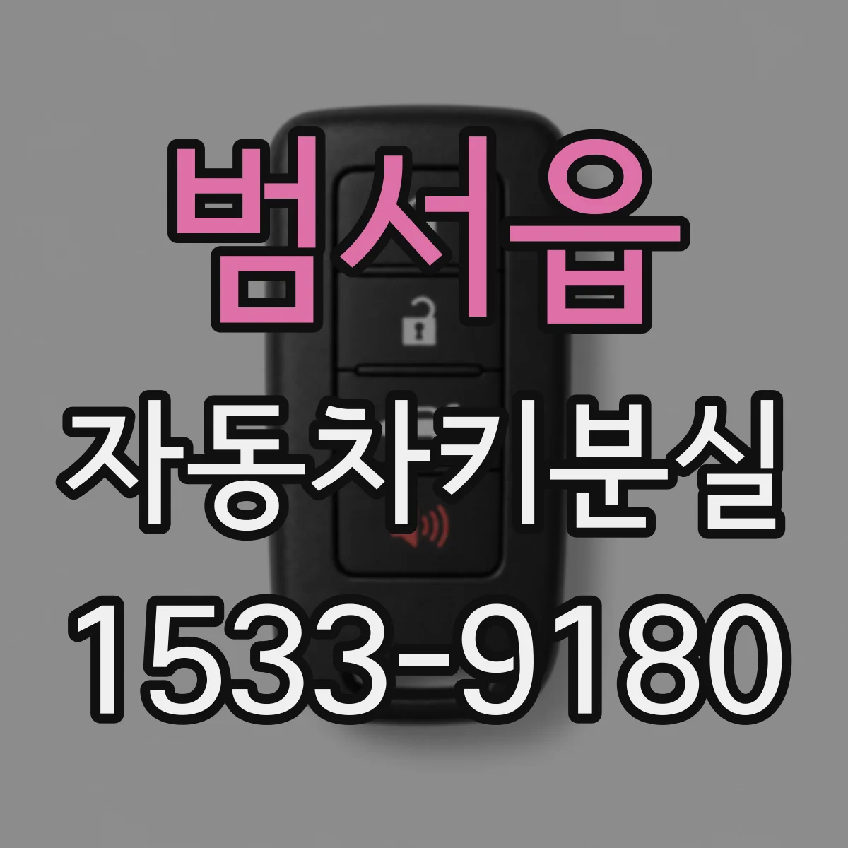 범서읍 자동차키분실