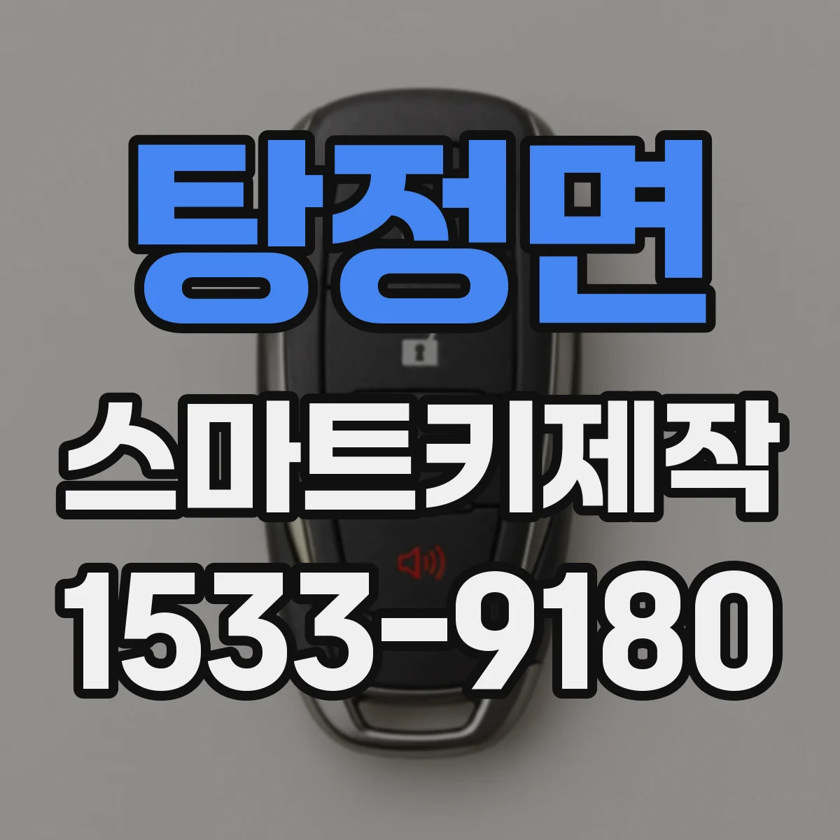 탕정면 스마트키제작
