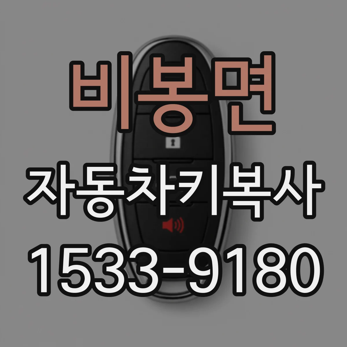 비봉면 자동차키복사