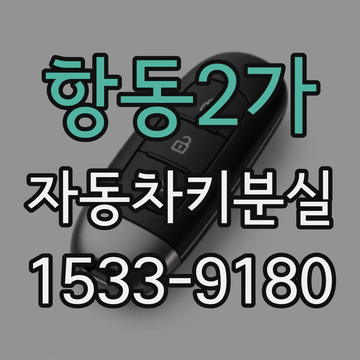 항동2가 자동차키분실