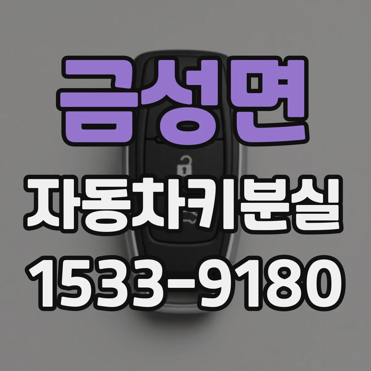 금성면 자동차키분실