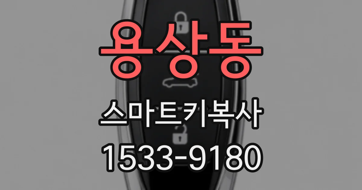 용상동 스마트키복사