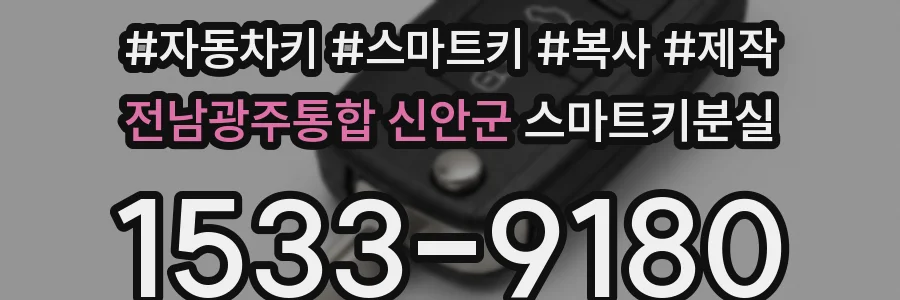 전남광주통합 신안군 스마트키분실