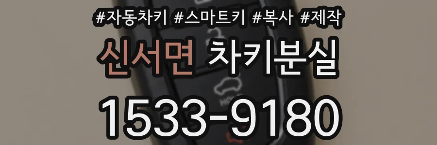 신서면 차키분실