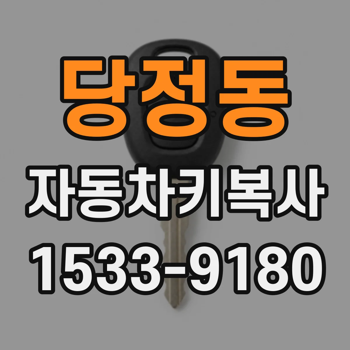 당정동 자동차키복사