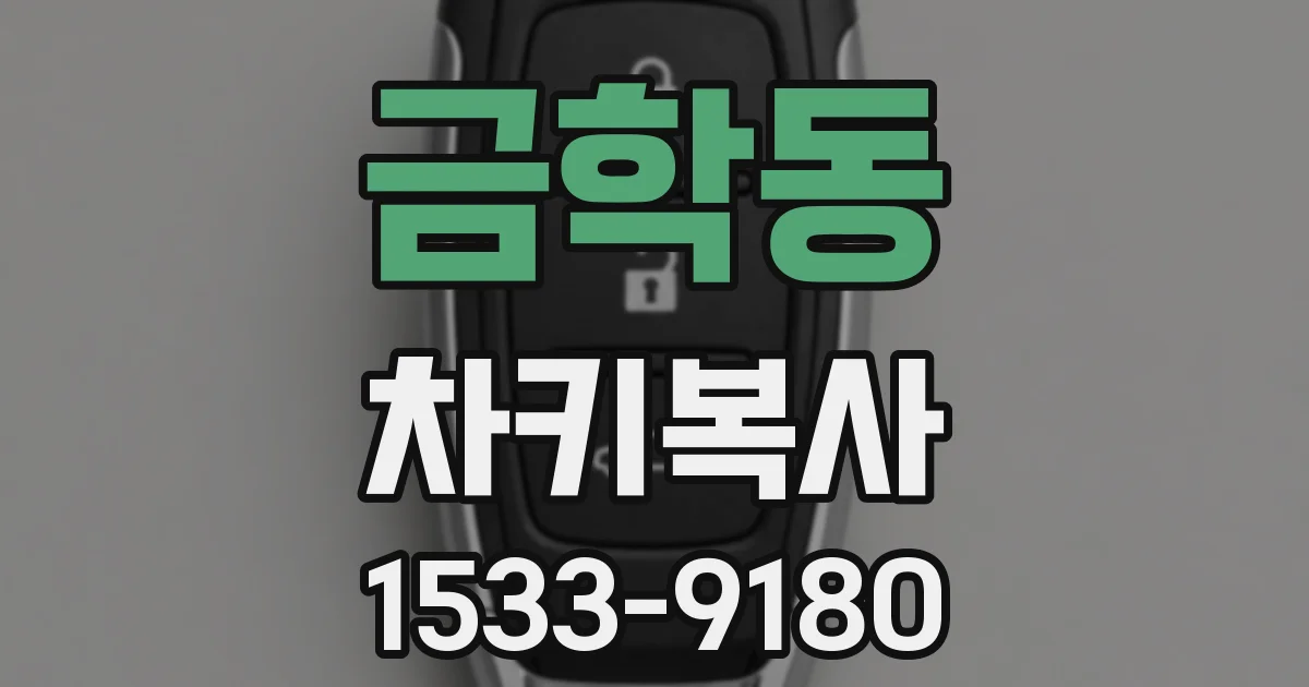 금학동 차키복사