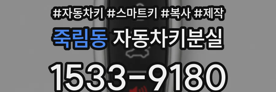 죽림동 자동차키분실