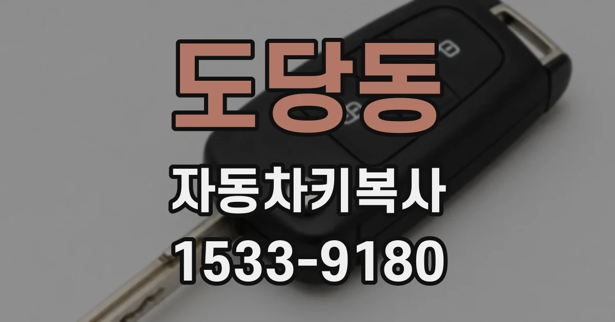도당동 자동차키복사