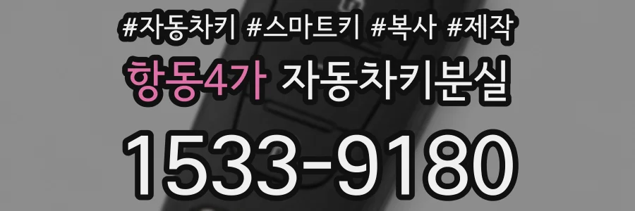항동4가 자동차키분실