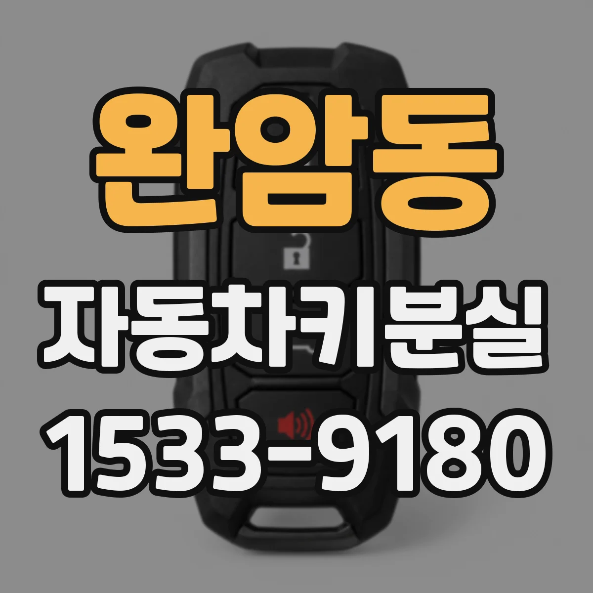 완암동 자동차키분실