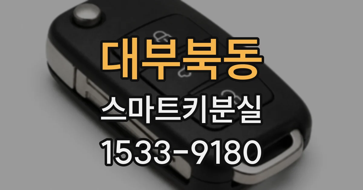 대부북동 스마트키분실