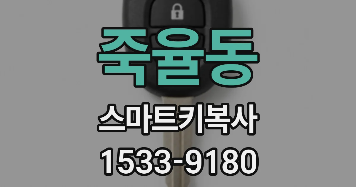 죽율동 스마트키복사
