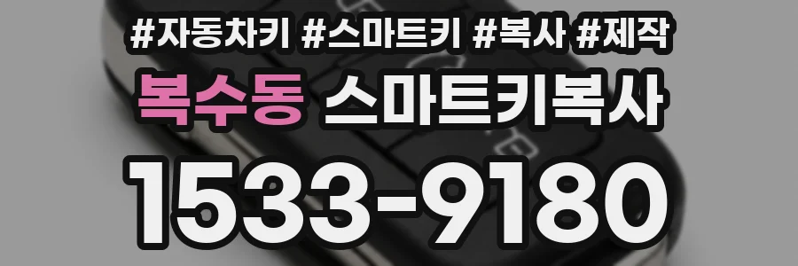 복수동 스마트키복사
