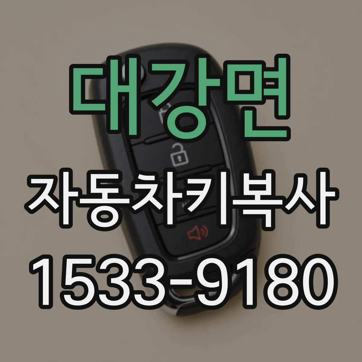 대강면 자동차키복사