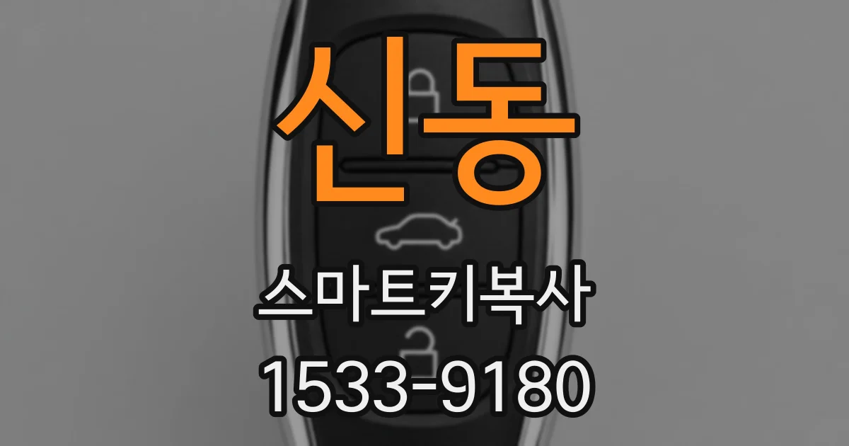 신동 스마트키복사