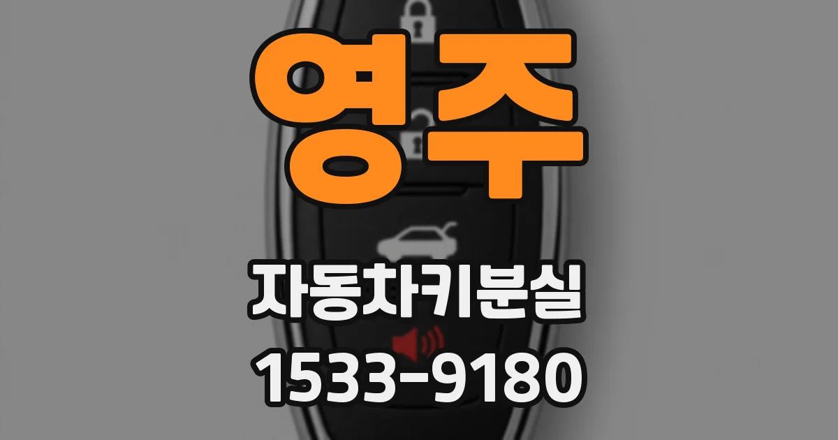 영주 자동차키분실