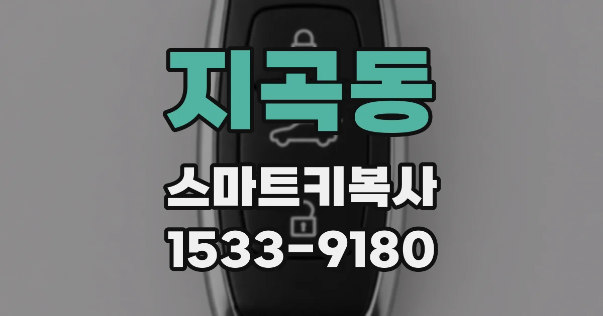지곡동 스마트키복사