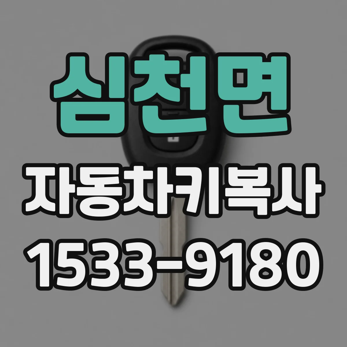 심천면 자동차키복사