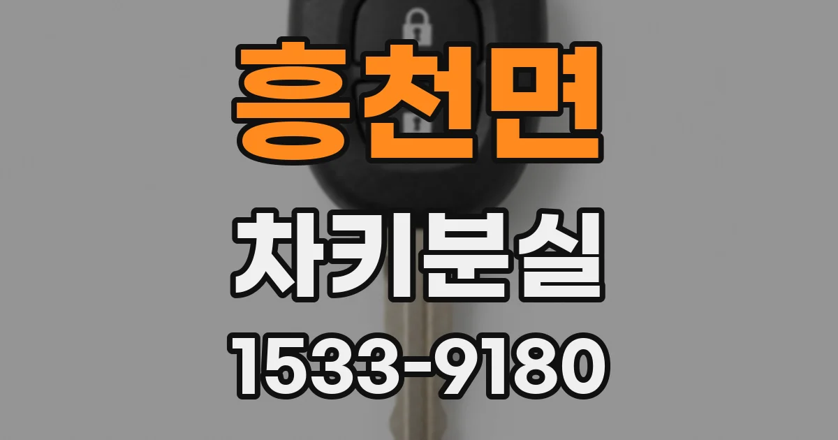 흥천면 차키분실