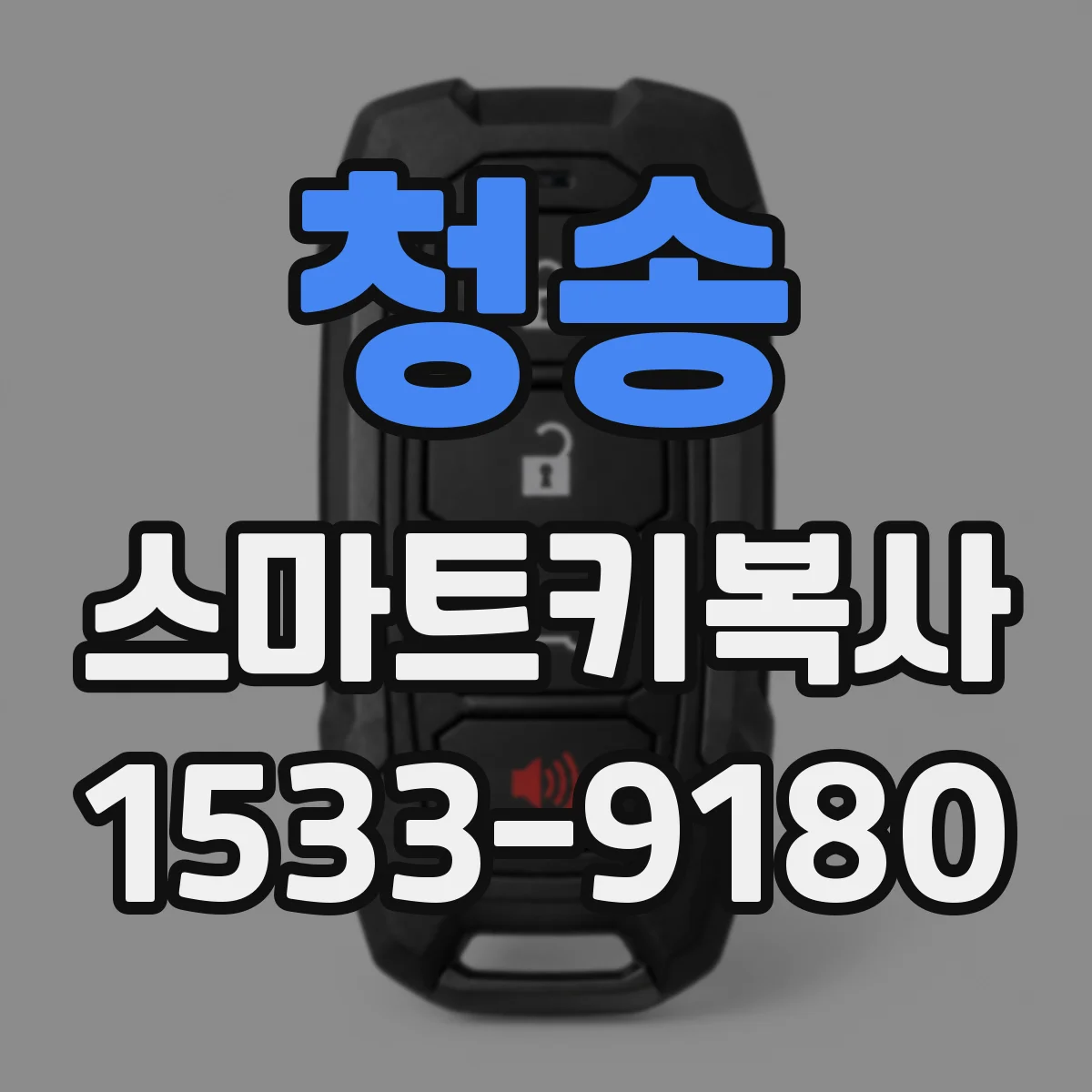 청송 스마트키복사