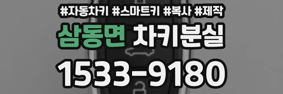 삼동면 차키분실