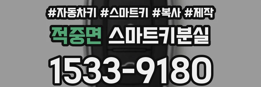 적중면 스마트키분실