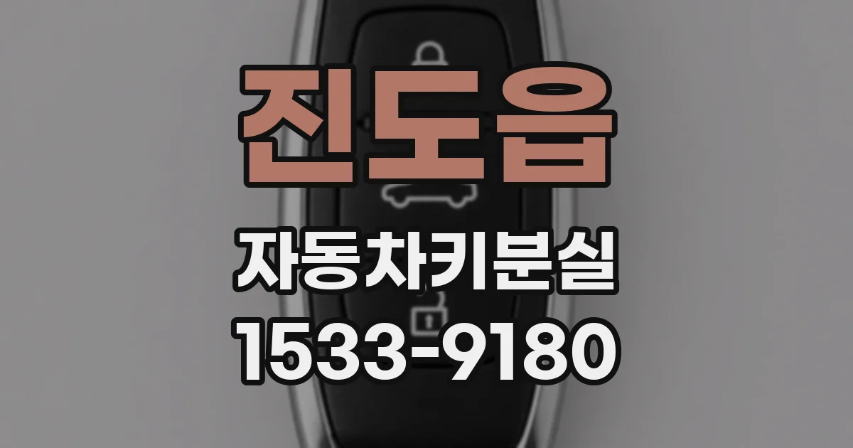 진도읍 자동차키분실