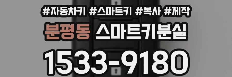 분평동 스마트키분실