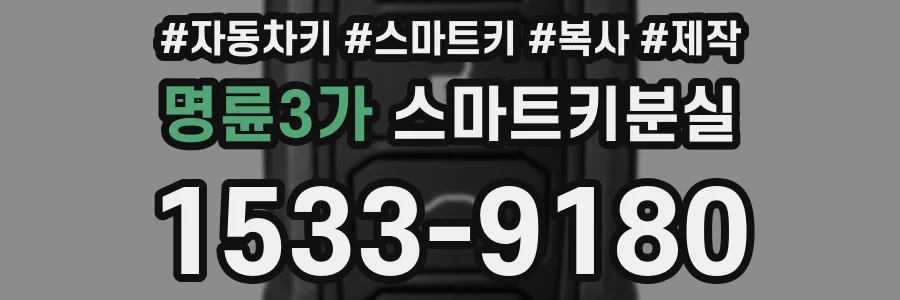 명륜3가 스마트키분실