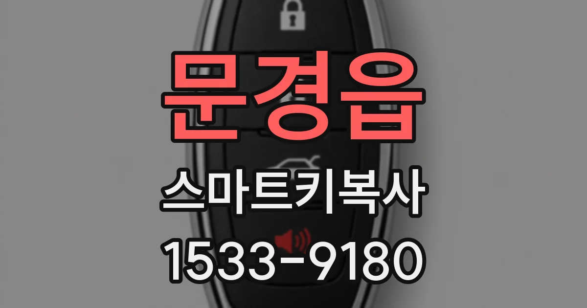 문경읍 스마트키복사
