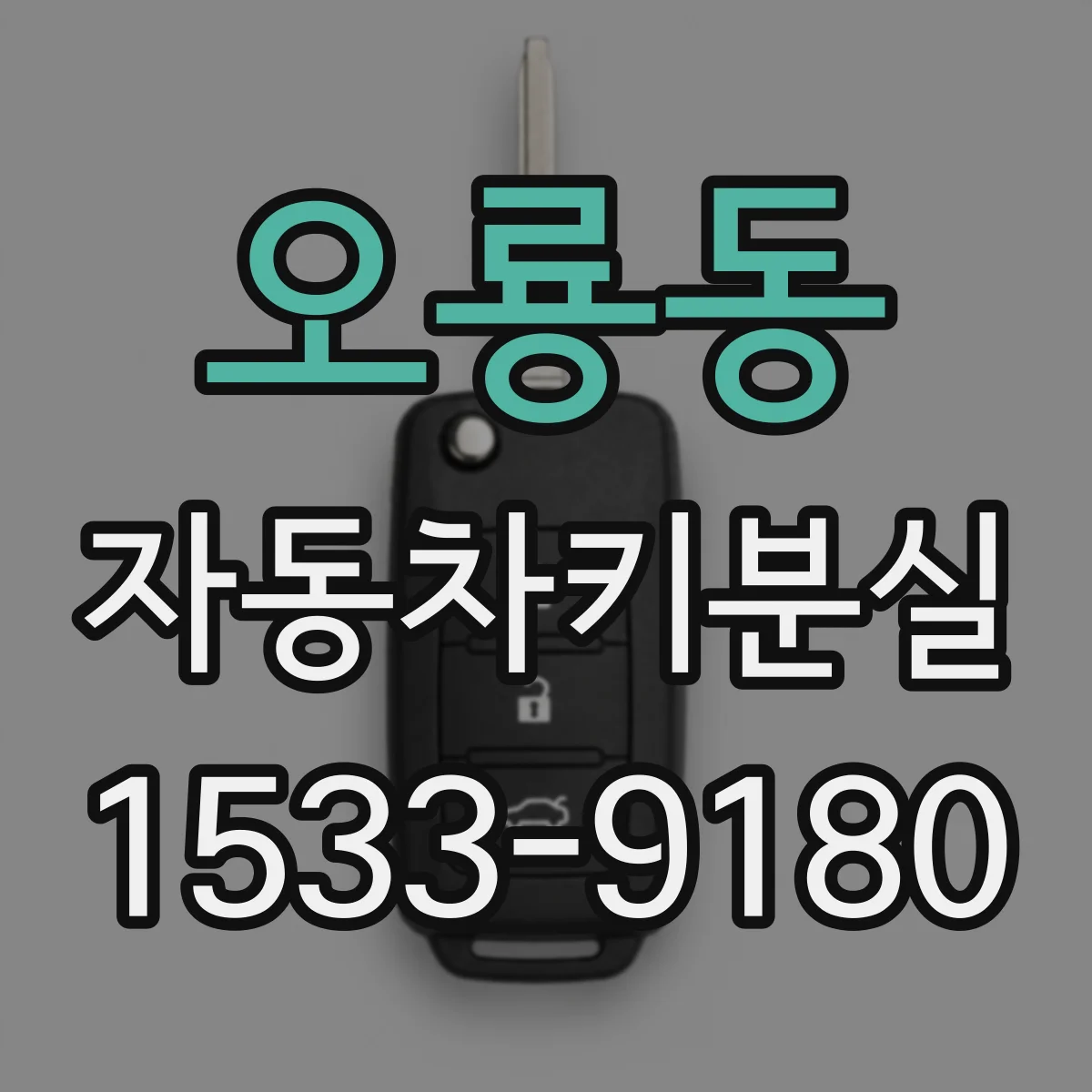 오룡동 자동차키분실