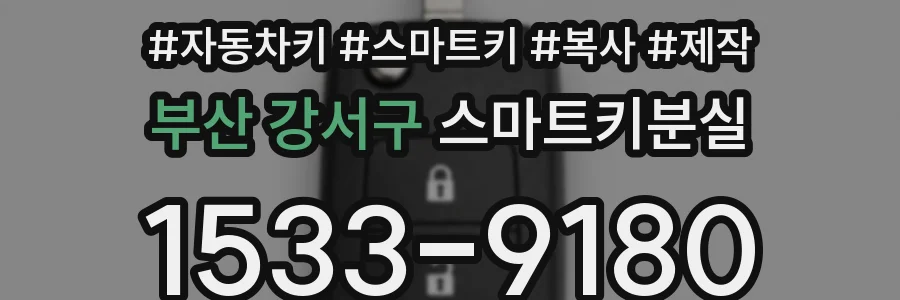 부산 강서구 스마트키분실