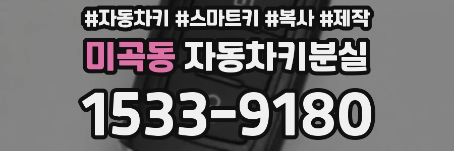 미곡동 자동차키분실