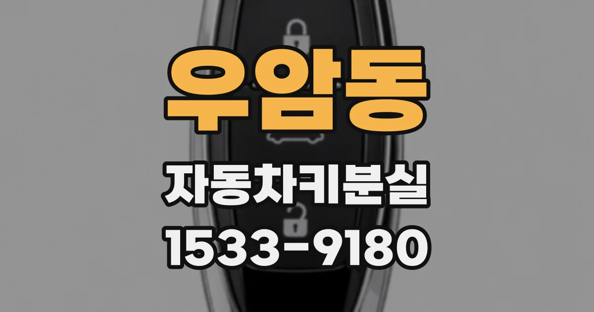 우암동 자동차키분실