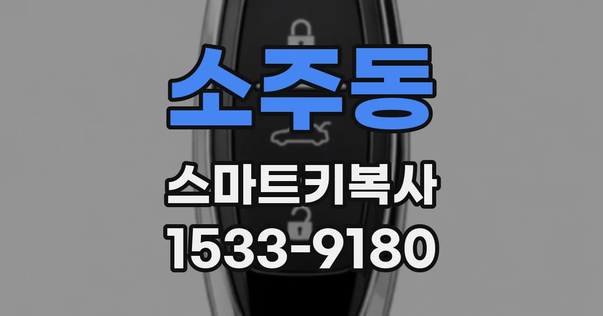 소주동 스마트키복사
