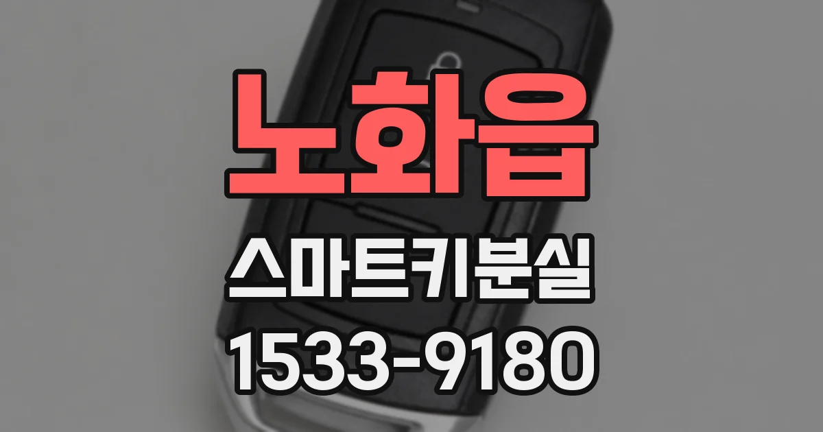 노화읍 스마트키분실